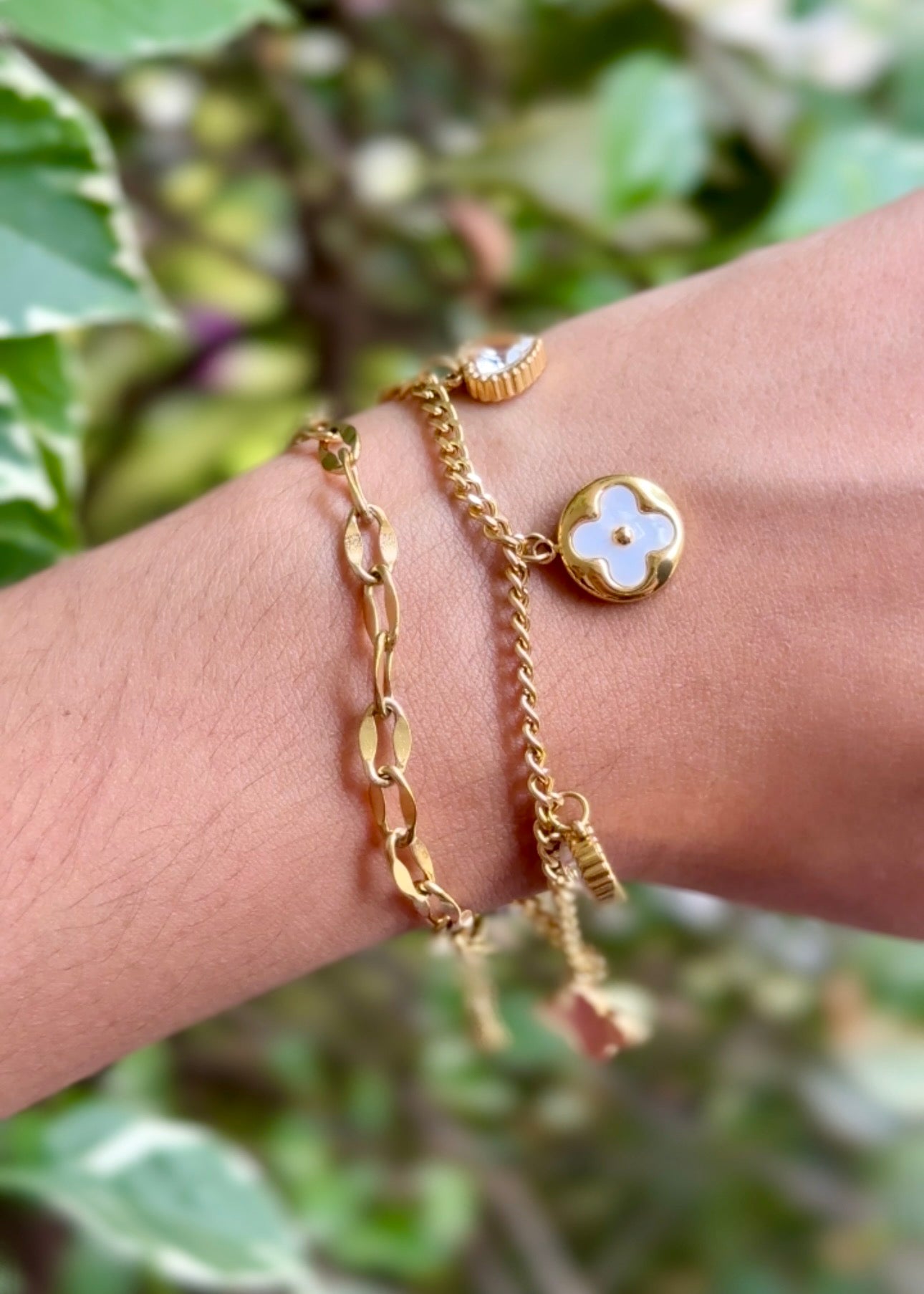 Clover Charm Duo Bracelets 💫