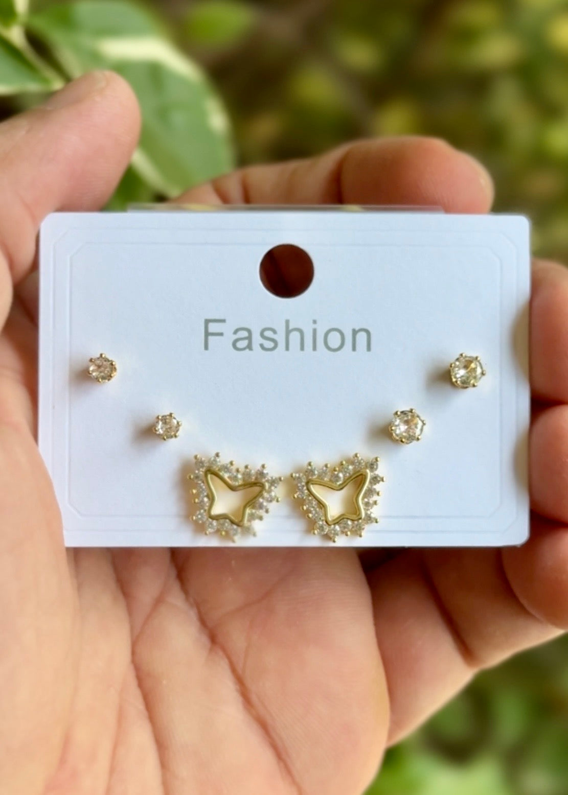 Starlight Bloom Mini Stud Set 🦋✨
