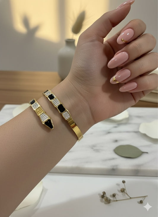 Serpent's Kiss Cuff Bangle