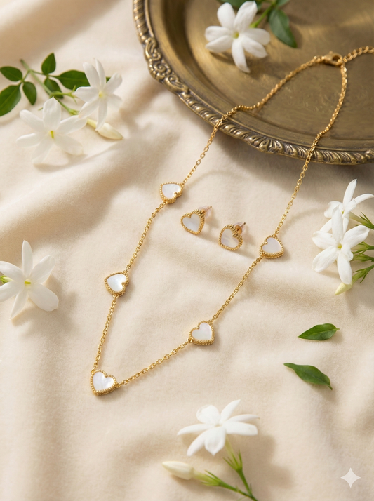 Graceful Glow Jewelry Necklace & Earrings Set