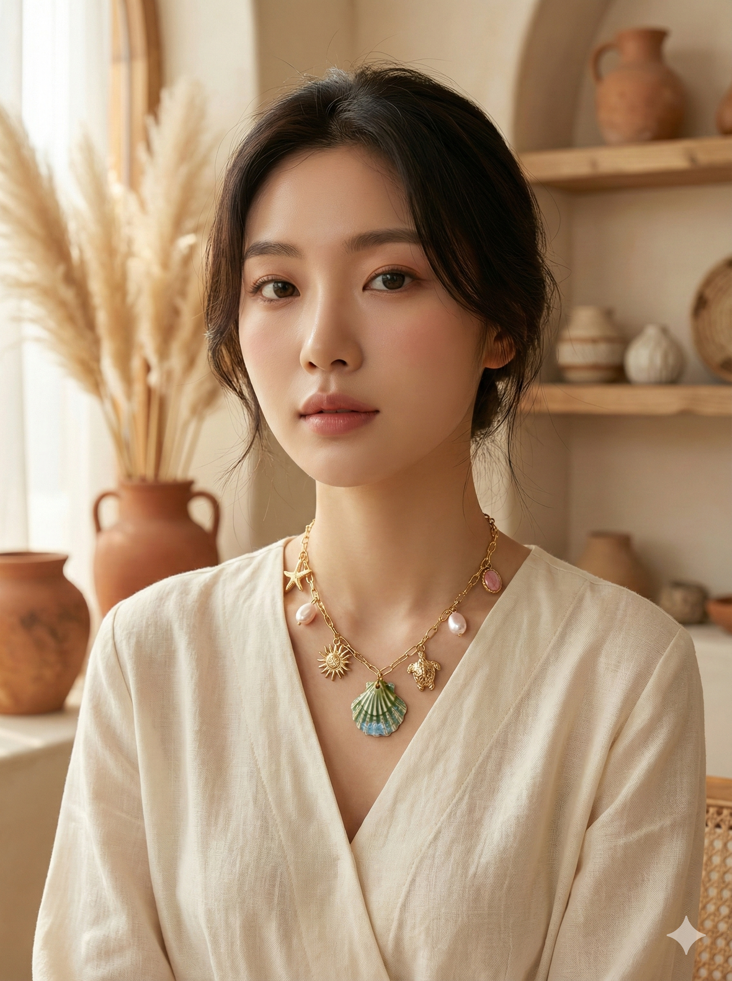 Ocean Muse Charm Necklace