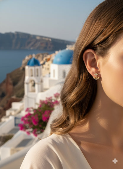 Anchor Of Grace Studs