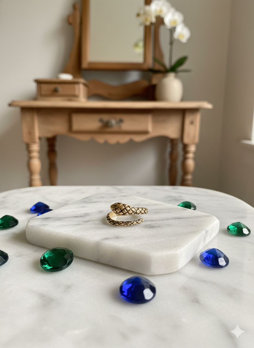 Serpent Whisper Wrap Rings (Adjustable)