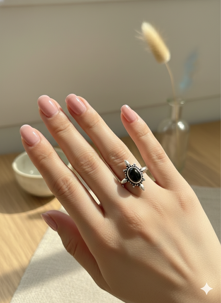 Midnight Aura Sun Rings (Adjustable)