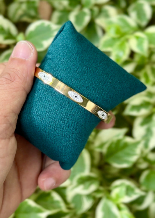 Evil Eye Luxe Cuff Bangle 🧿✨