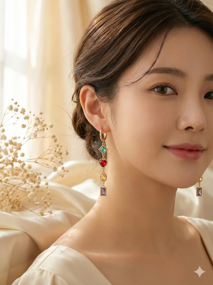 Amora Cascade Drops Earrings