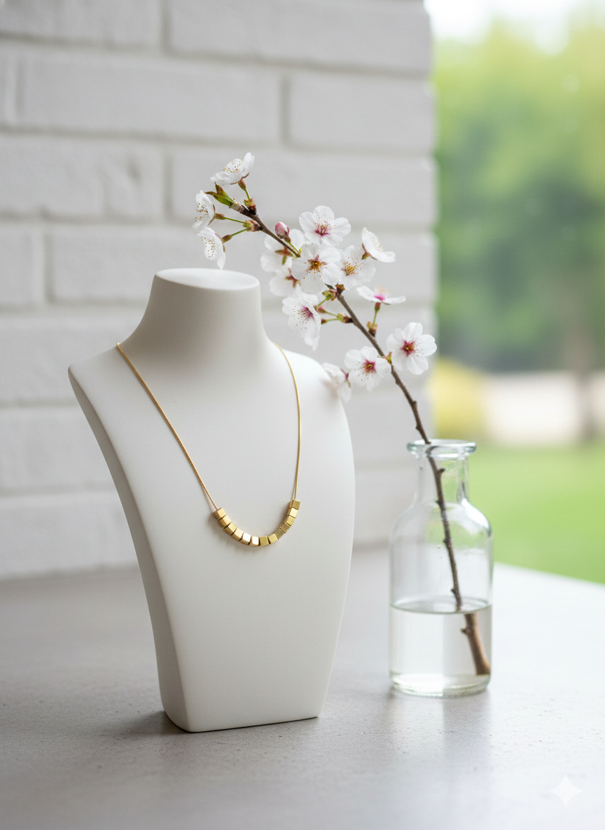 Gold Confetti Necklace