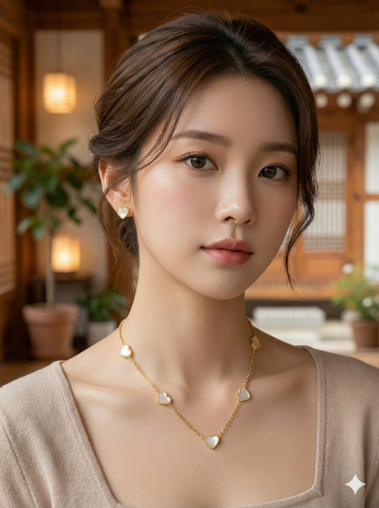 Graceful Glow Jewelry Necklace & Earrings Set