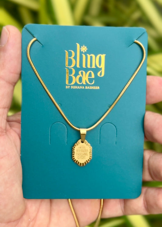 Alhamdulillah Faith Pendant Necklace ✨