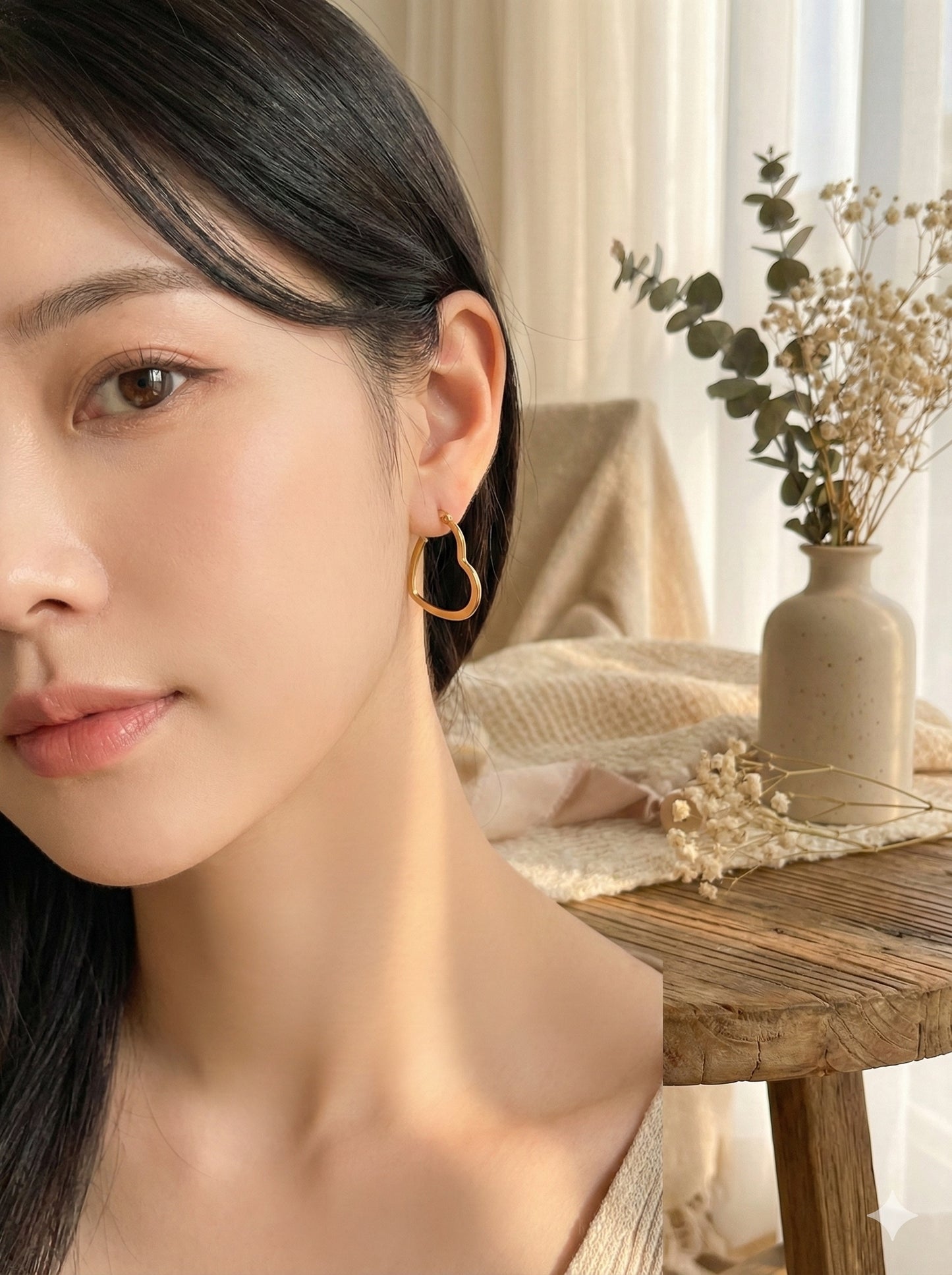 Love and luster Earrings