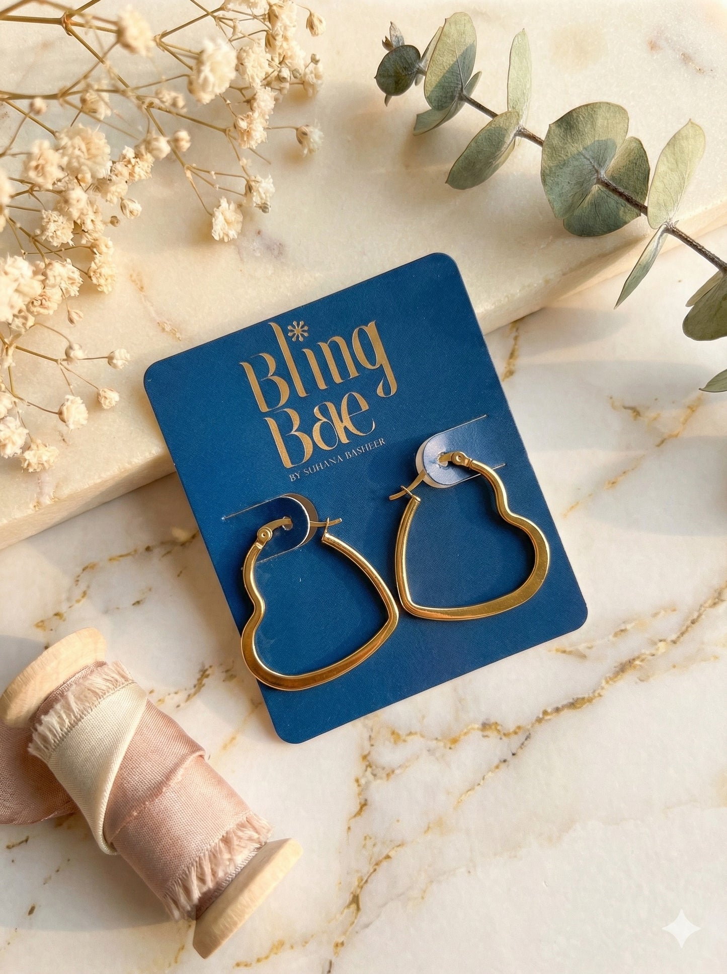 Love and luster Earrings