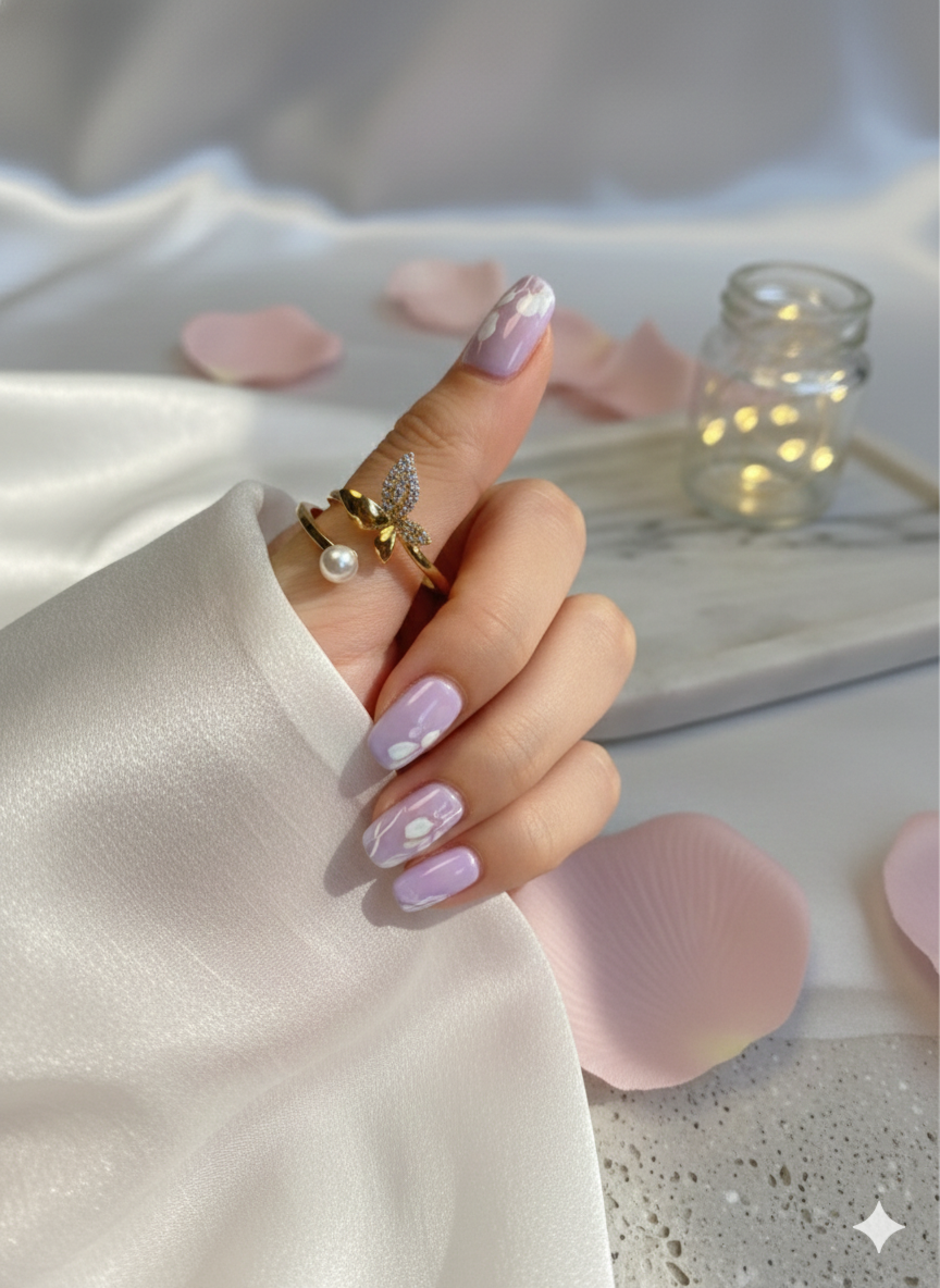 Pearl Kissed Butterfly (Free-size)