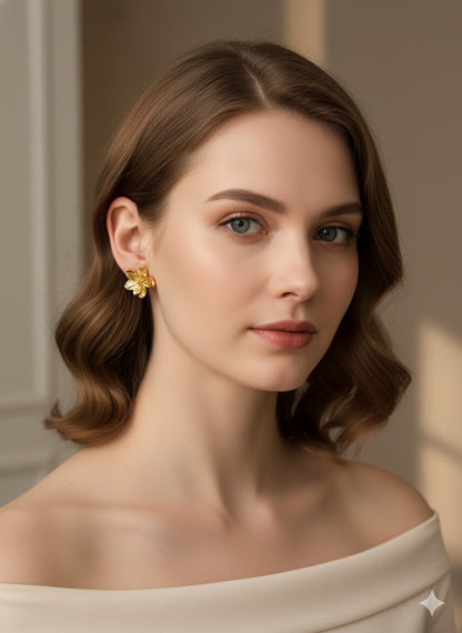 Floral Stud Earrings
