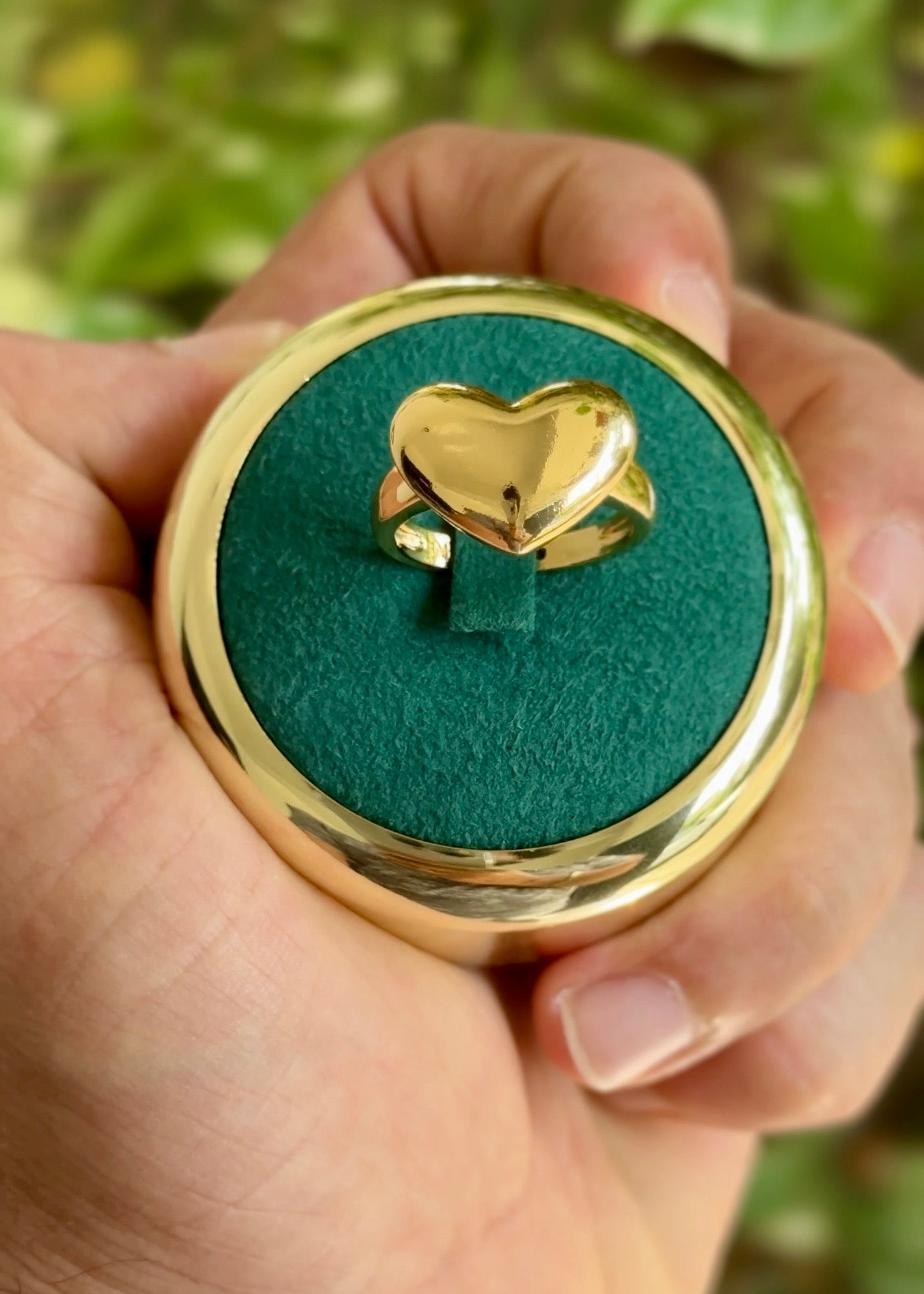 The Amour Puff Heart Ring✨(Adjustable)