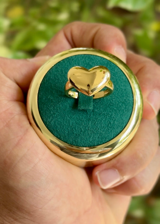 The Amour Puff Heart Ring✨(Adjustable)