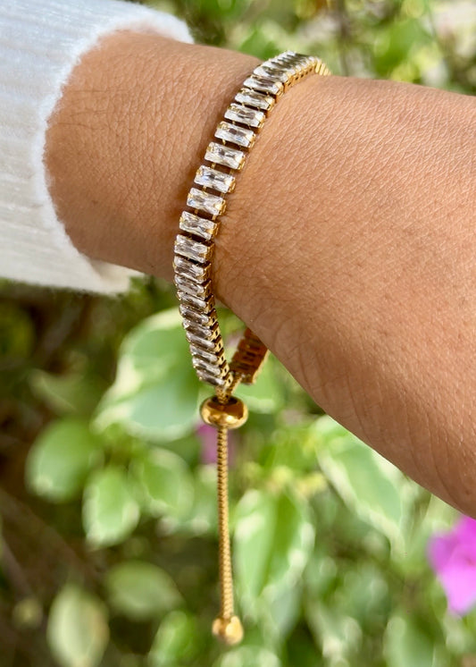 Crystal Edge Luxe Slider Bracelets 🤍✨