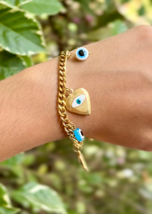 Evil Eye Heart Guard Bracelets 💫🧿