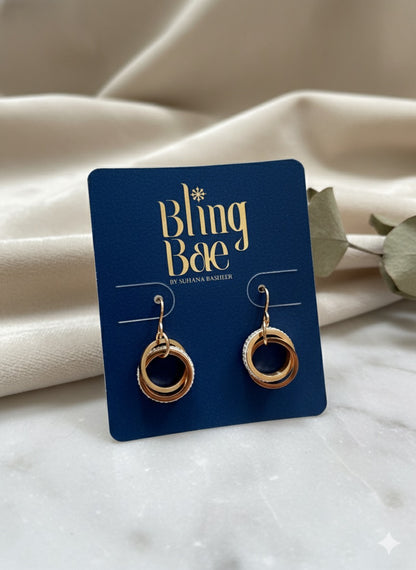 Circle of Sparkle earrings