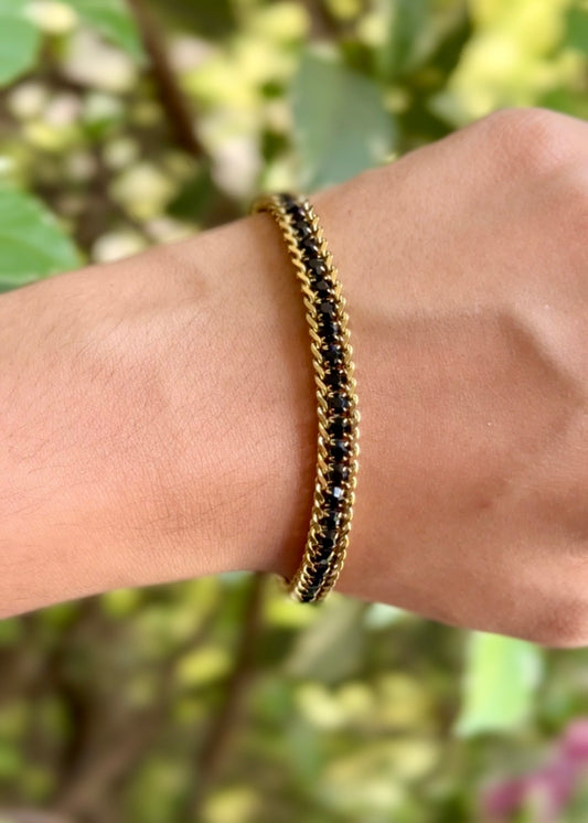 Onyx Glow Chain Bracelets 🖤✨