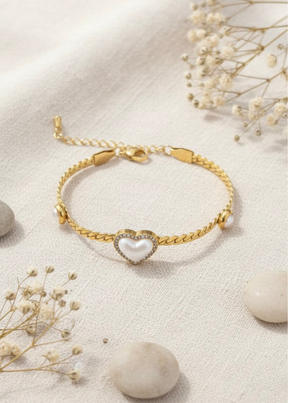 Heart Of Pearl Bracelets