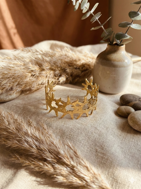 Solara Thorn Cuff Bangle