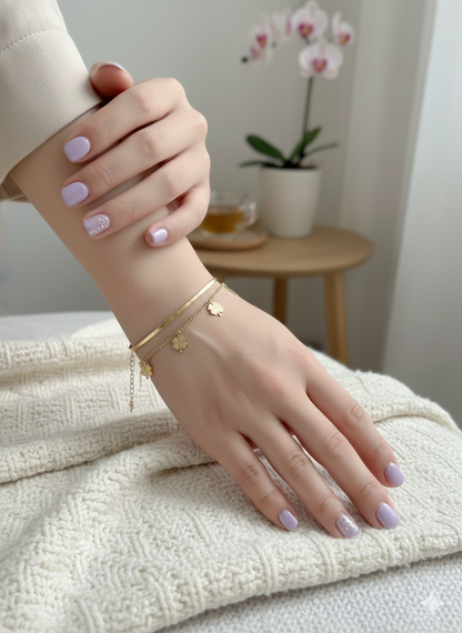 Clover Luxe Anklet/Bracelet (Single Piece)