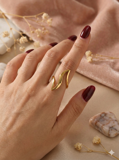 The Golden Wave Rings