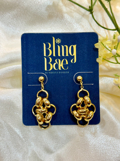 Infinity Loop Drop Earrings