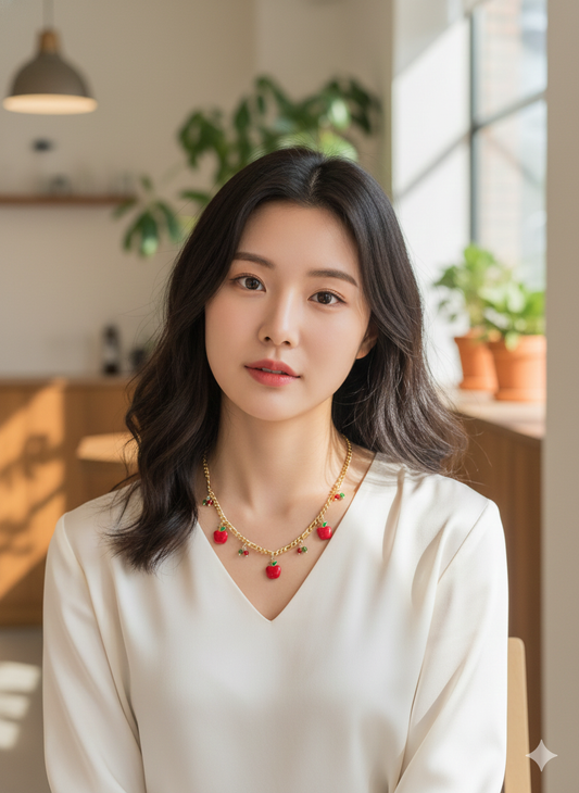 Apple Blossom Necklace