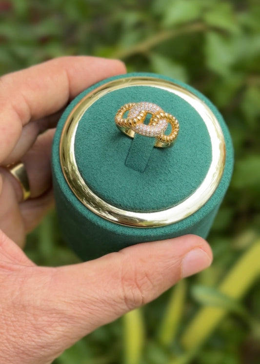 Infinity Spark Link Rings (Adjustable)
