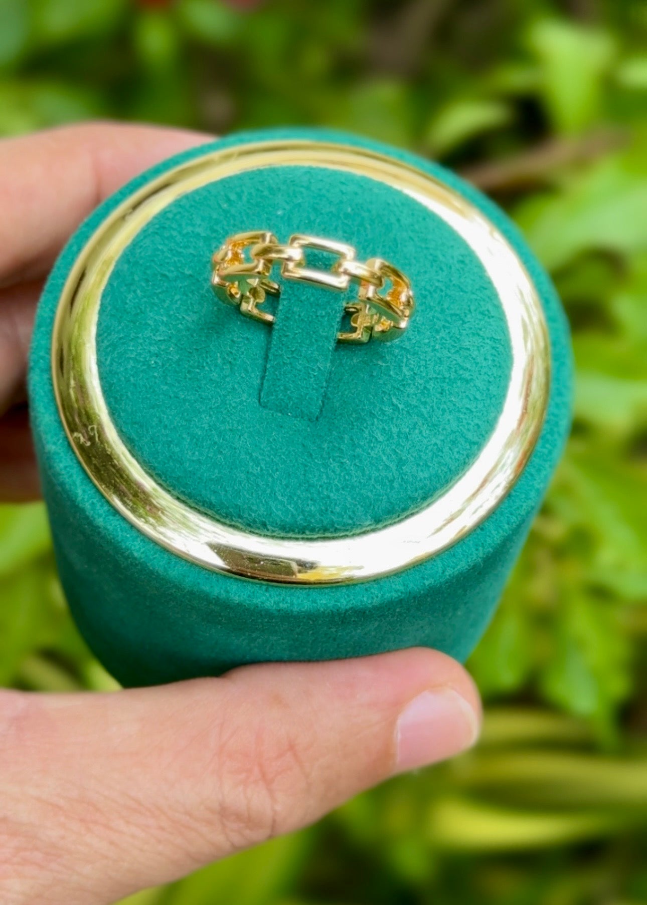 Minimal Chain Link Rings (Adjustable)