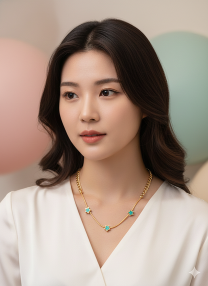 Turquoise Galaxy Necklace