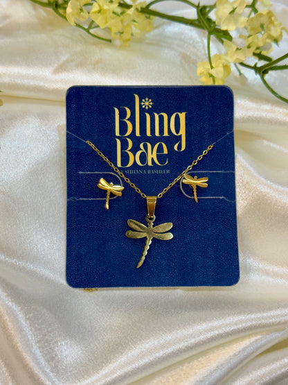 Whimsical Dragonfly Set