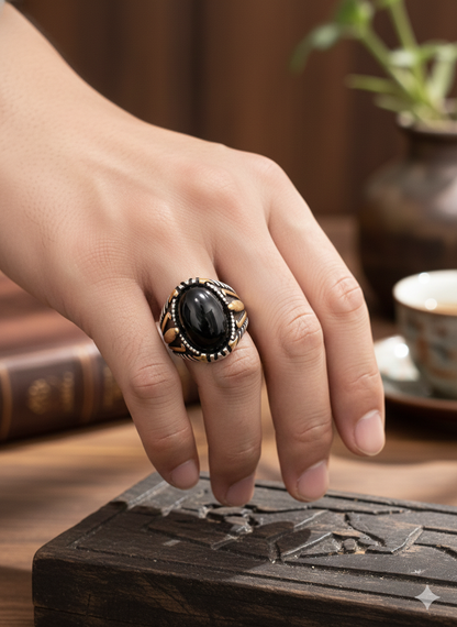 Two-Tone Ottoman Style Rings
