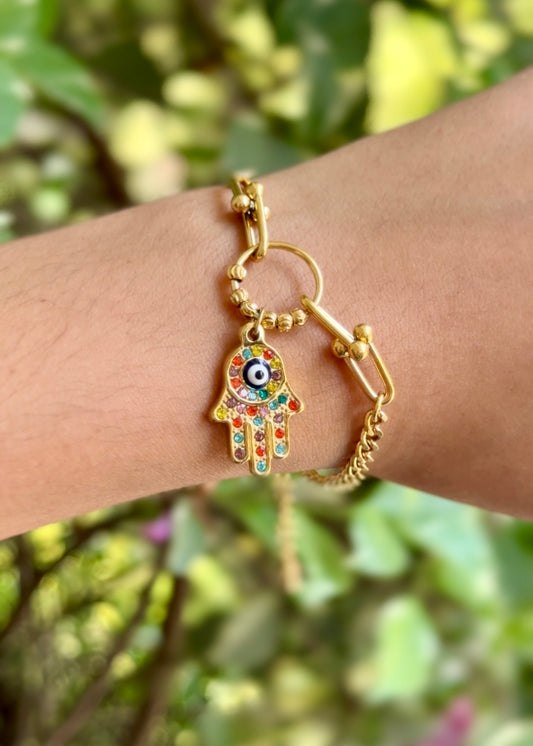 Hamsa Protect Luxe Bracelets 🧿✨