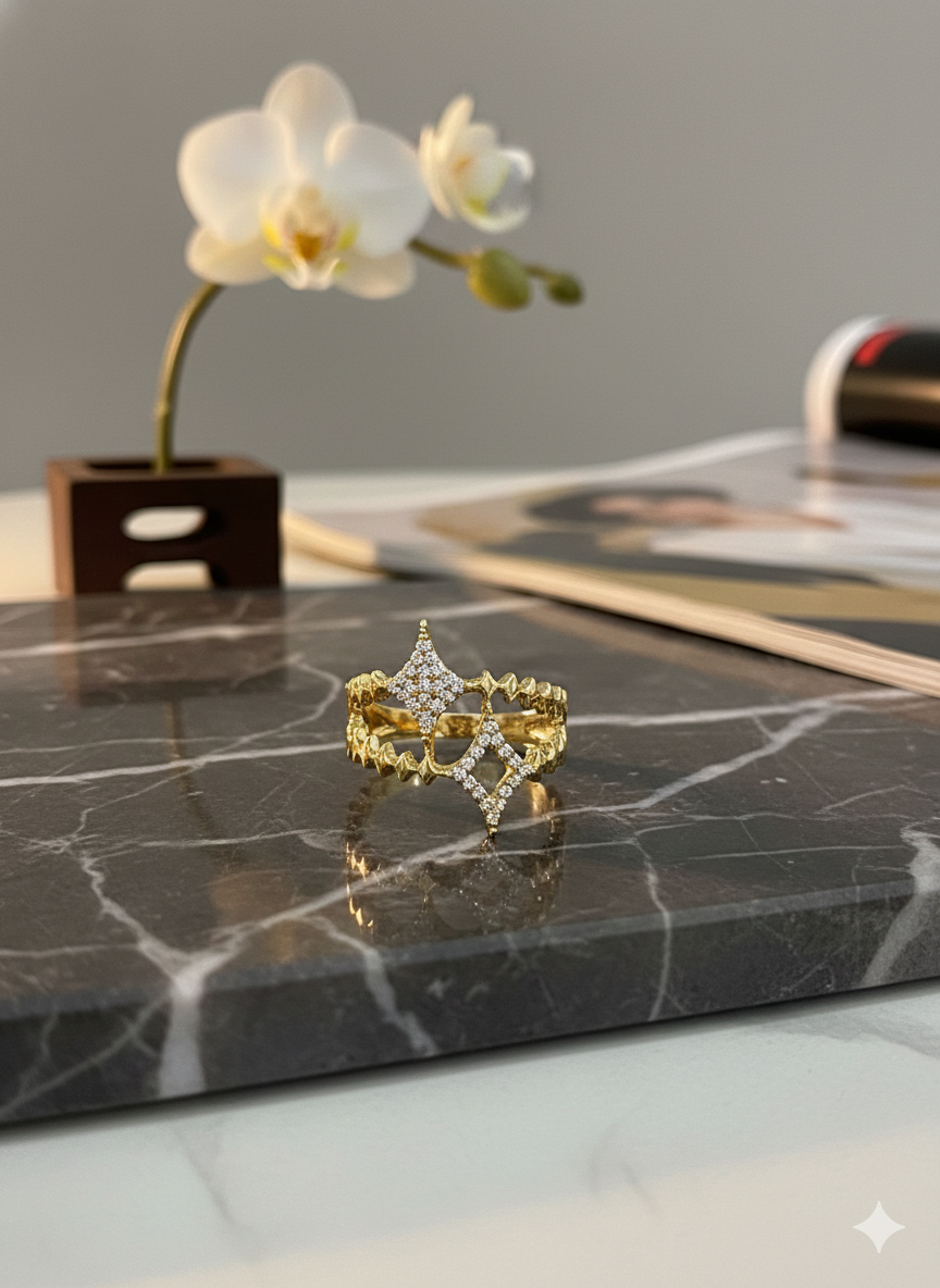 Desert Star Rings
