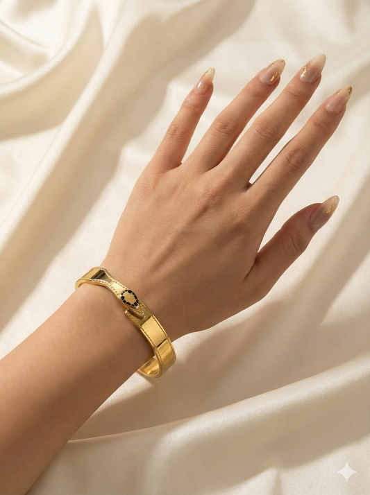 Eclipse Nazar Cuff Bangle