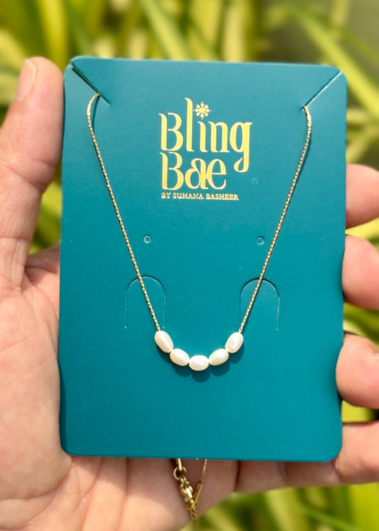 Pearl Harmony Necklace ✨ (316L Grade)