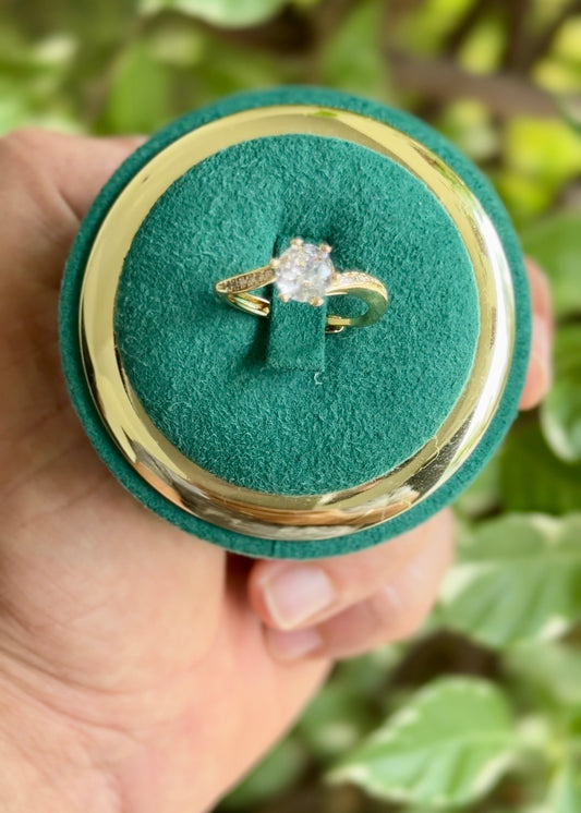 The Aura Solitaire Ring✨(Adjustable)