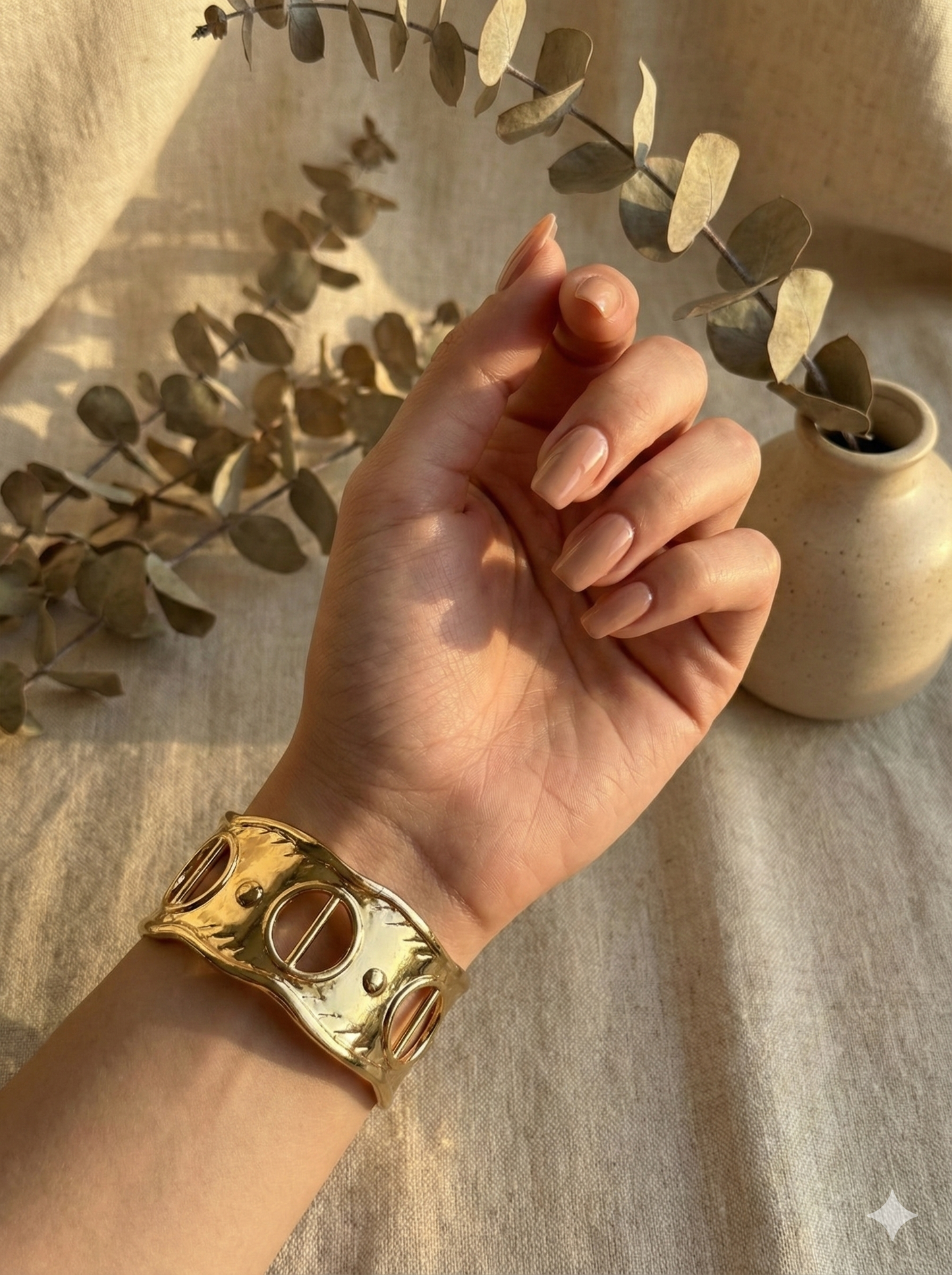 Aurelia Orbit Cuff Bangle