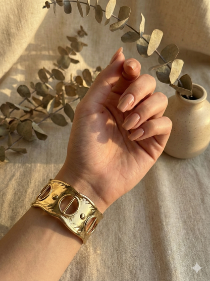 Aurelia Orbit Cuff Bangle