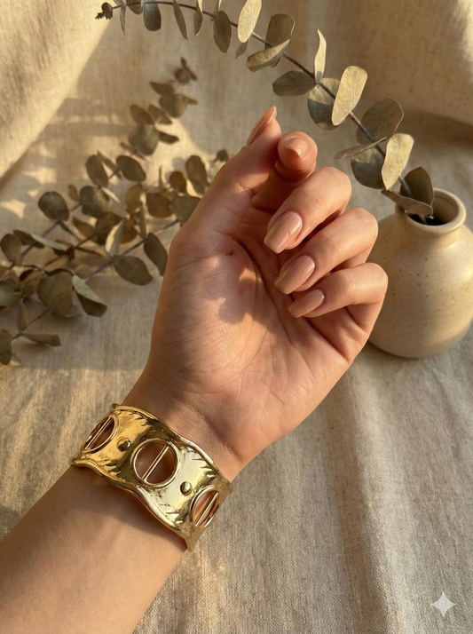 Aurelia Orbit Cuff Bangle