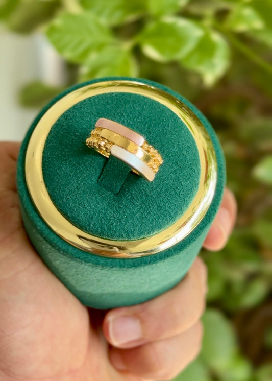 The Trinity Horizon Stack Ring✨(Adjustable)