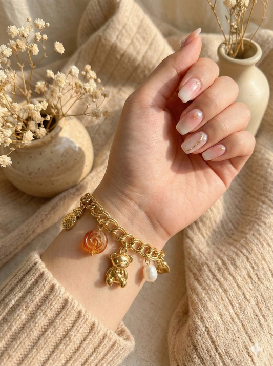 Honey Bear Charm Bracelets