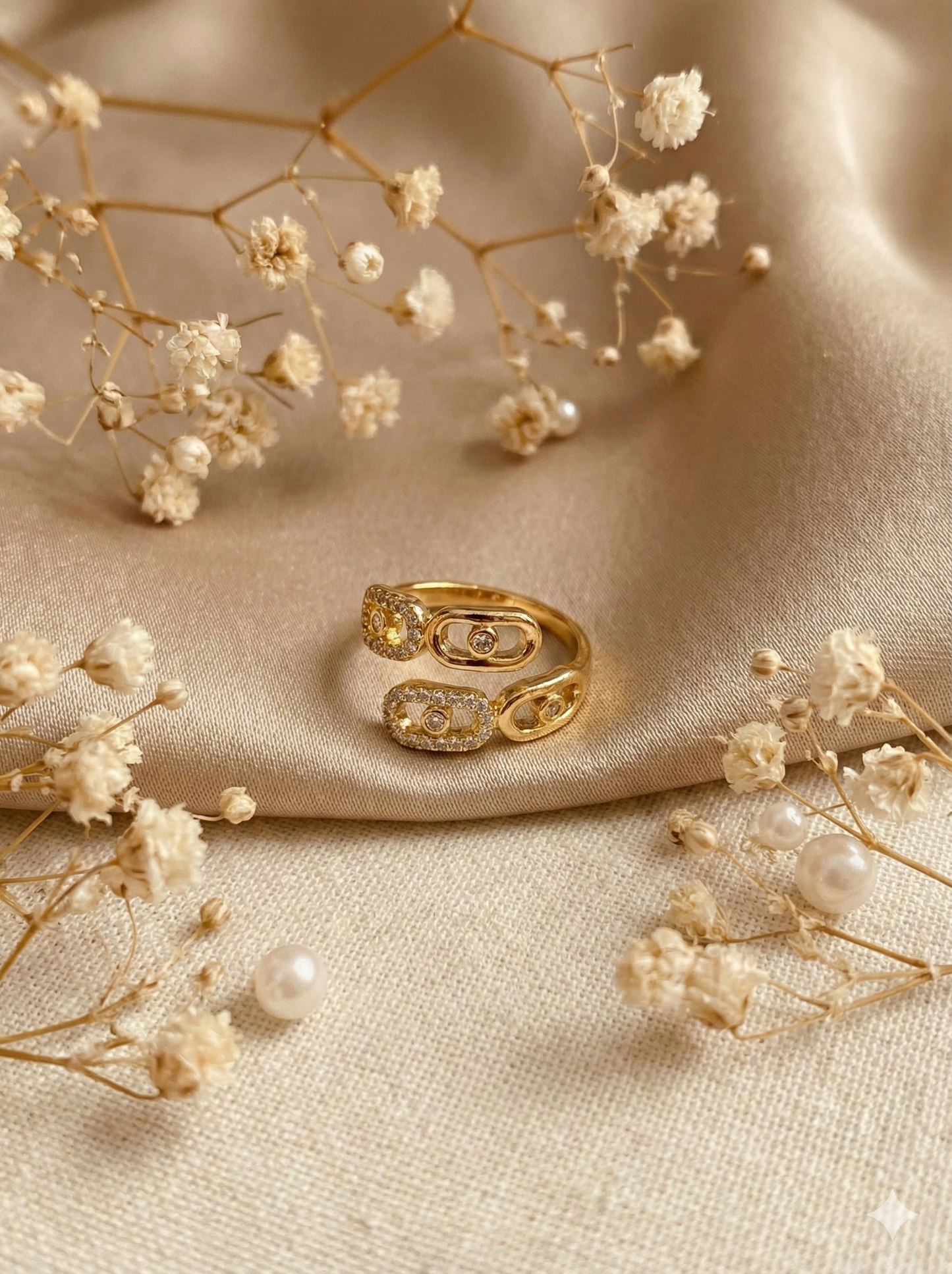 Aurelia Link Rings (Adjustable)