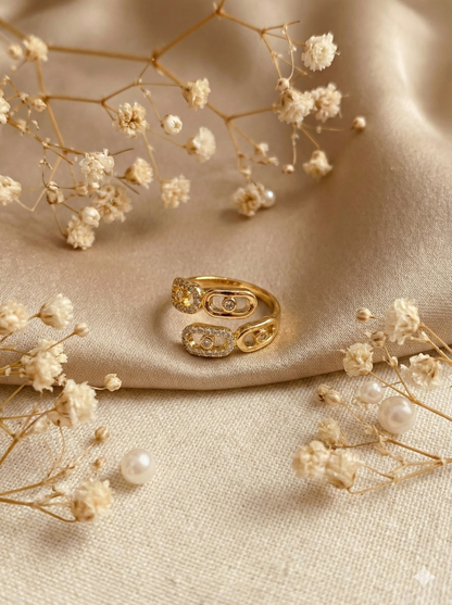Aurelia Link Rings (Adjustable)