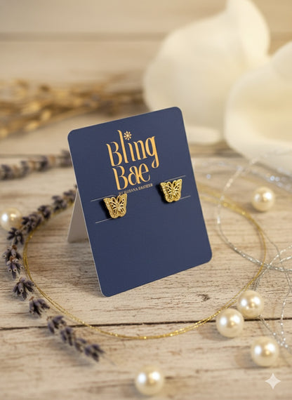 Fluttering Sparkle Studs