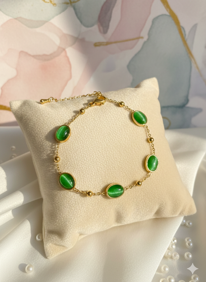 Emerald Vine Bracelets