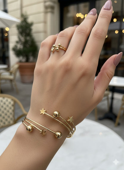 Cosmos Cuff & Ring Set