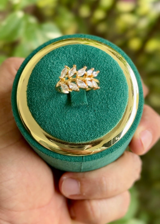 The Olive Branch Tiara Ring✨(Adjustable)